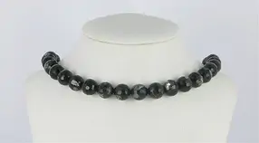 Strang Kugeln, Muskovit-Glimmer (stab.), facettiert, 12mm | Marco Schreier