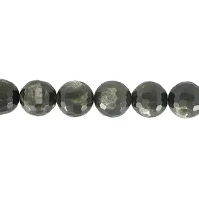 Strang Kugeln, Muskovit-Glimmer (stab.), facettiert, 12mm | Marco Schreier