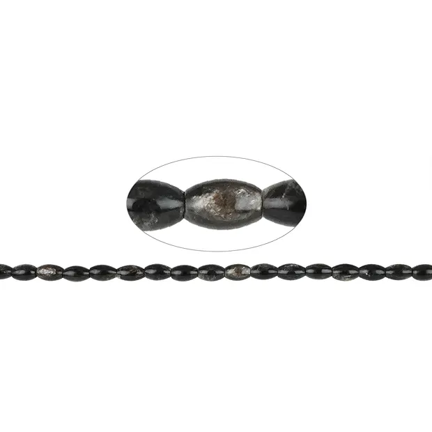 Rang de colliers, Muscovite (stab.), 12 x 08mm | Marco Schreier