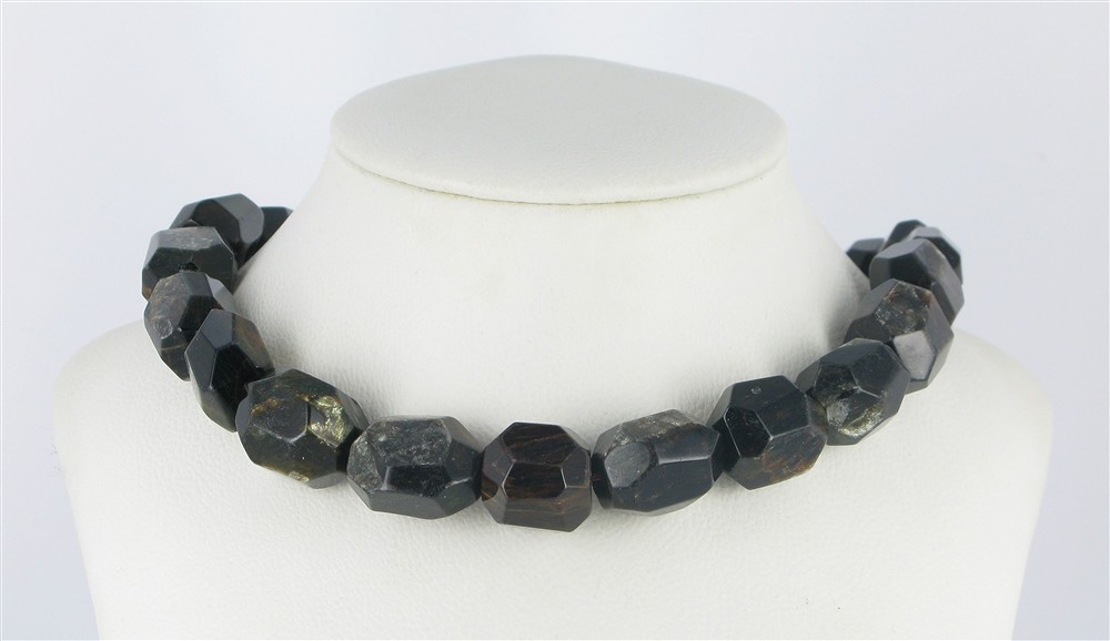 Strang Nuggets, Muskovit-Glimmer (stab.), facettiert, 20 x 16mm | Marco Schreier