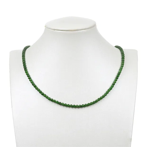 Strang Kugeln, Nephrit A, 04mm (38cm) | Edelsteine, Heilsteine & Schmuck-Handel