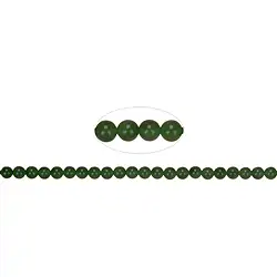 141160100321 String Beads, Nephrite A, 04mm (38cm) | wholesale gems, healing stones & jewelry