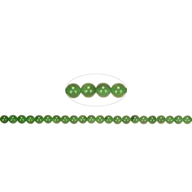 String Beads, Nephrite A, 04mm (38cm) | wholesale gems, healing stones & jewelry