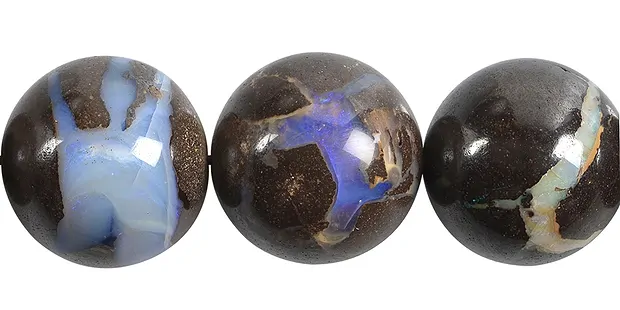 String Beads, Boulder Opal, 19,5 - 25mm, unique 005 | Marco Schreier