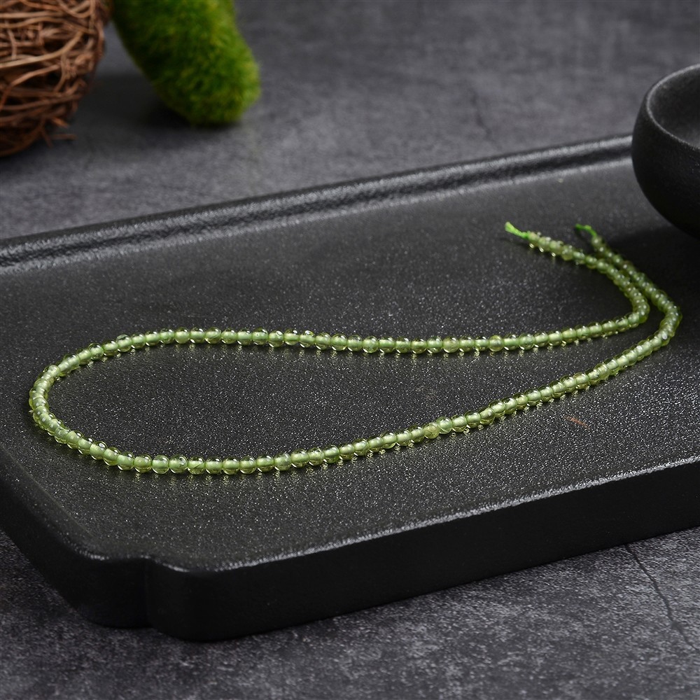 Strang Kugeln, Peridot, 03mm (39cm) | Schreier Edelsteine, Heilsteine & Schmuck