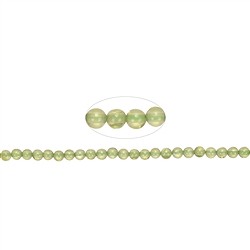 141210100220 Cuentas de piedras preciosas, Peridoto, 03mm (39cm) | Marco Schreier