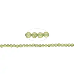 141210100220 Filo di perline, Peridoto, 03 mm (39 cm) | grossista gemme e pietre curative