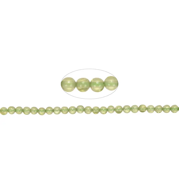 Rang de collier boules, Péridot, 03mm (39cm) | Marco Schreier
