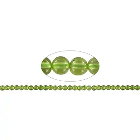 Strang Kugeln, Peridot A, 05mm | Großhändler Edelsteine, Heilsteine & Schmuck