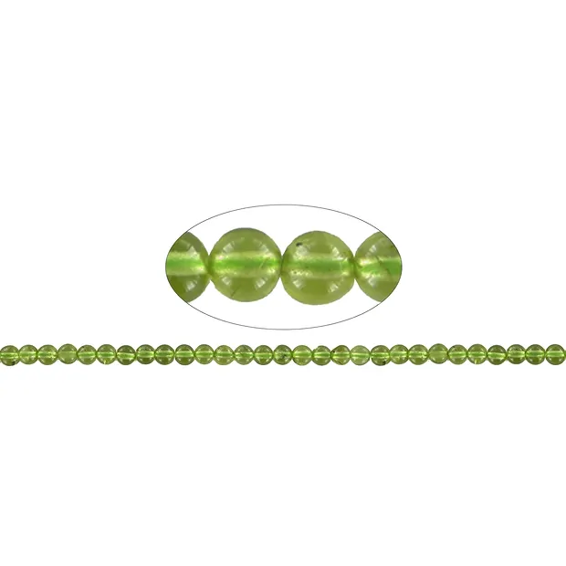 Strang Kugeln, Peridot A, 05mm | Großhändler Edelsteine, Heilsteine & Schmuck