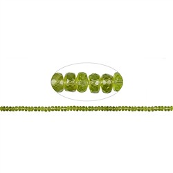 141210318620 Bottone/disco a filo, Peridoto, sfaccettato, 02 x 05-06 mm | Marco Schreier