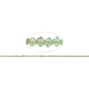 Strang Button/Disc, Peridot, facettiert, 01 x 02mm (33cm) | Marco Schreier