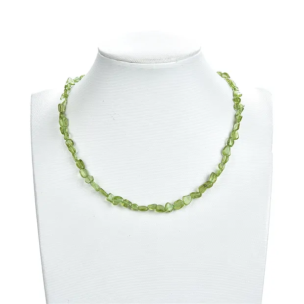 Strang Pebbles, Peridot A, 07 x 04mm | Schreier Edelsteine, Heilsteine & Schmuck