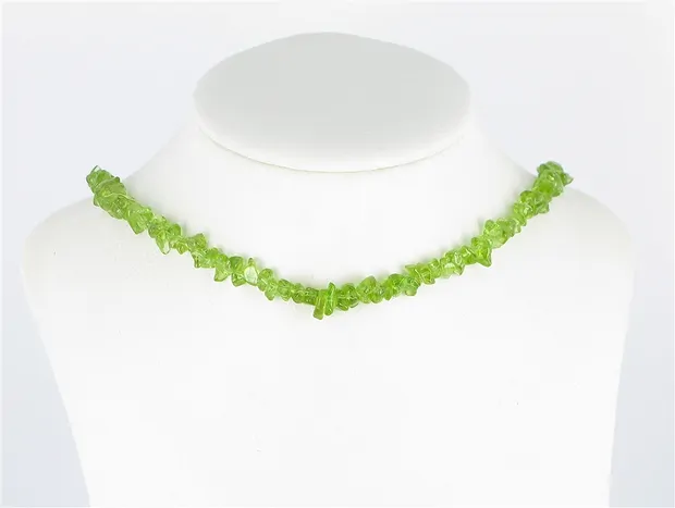Strang Trommelsteine, Peridot A, 05 x 08mm | GH Edelsteine, Heilsteine & Schmuck