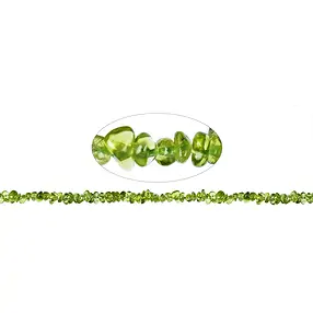 Rangs de colliers, Péridot A, 05 x 08mm | Marco Schreier