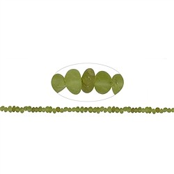 141210610711 Piedra rodada, Peridoto A, mate, 04 x 07mm | Marco Schreier