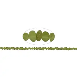 141210610711 Strang Trommelsteine, Peridot A, matt, 04 x 07mm | Marco Schreier