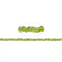 141210622621 Separador de filamentos cuadrado, Peridoto A, 02-03 x 04-06mm | Marco Schreier