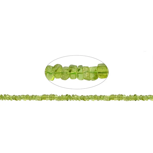 Separatore di fili quadrato, Peridoto A, 02-03 x 04-06 mm | Marco Schreier