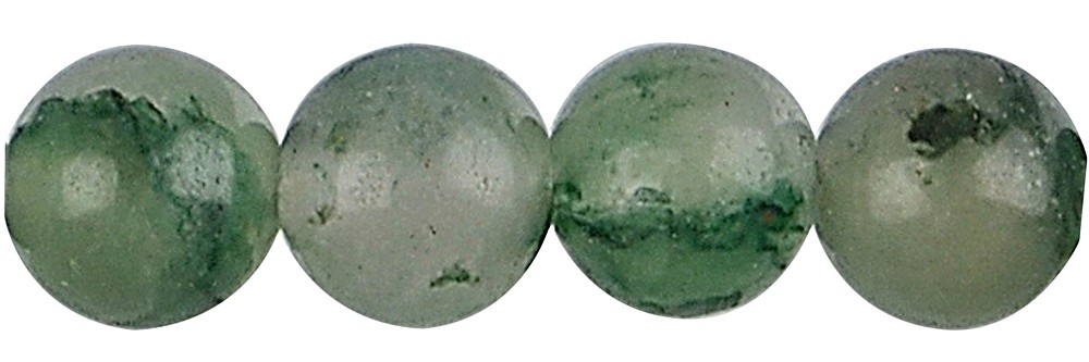 String Beads, Prase, 04mm | Schreier - wholesaler gems, healing stones & jewelry