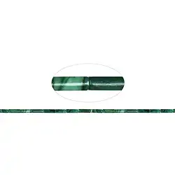 141220400220 Strang Zylinder, Prasem, 13 x 04mm | Großhandel Edelsteine, Heilsteine & Schmuck