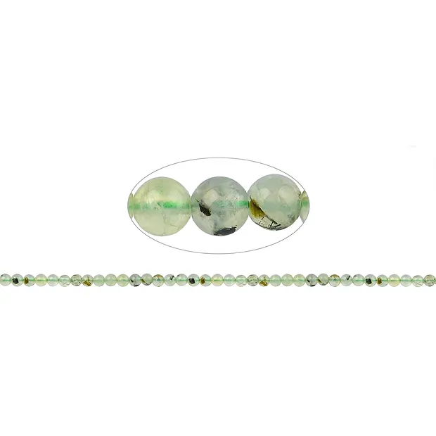 Strang Kugeln, Prehnit, 04mm | Mineralienhandel Edelsteine, Heilsteine & Schmuck