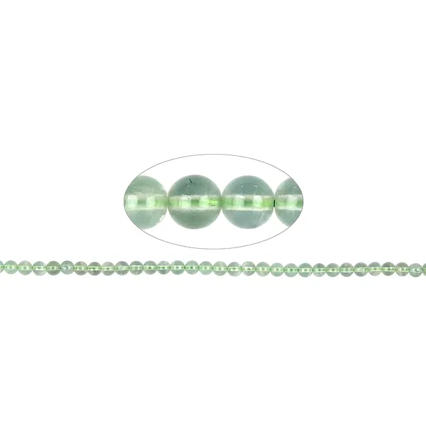 Filo di perline, prehnite, 06 mm | Gemme Schreier, pietre curative e gioielli