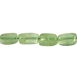 141230601020 Strand of nuggets (angular), Prehnite A, 14 - 16mm | Marco Schreier
