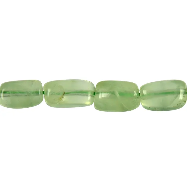 Rang de colliers Nuggets (carrés), prehnite A, 14 - 16mm | Marco Schreier