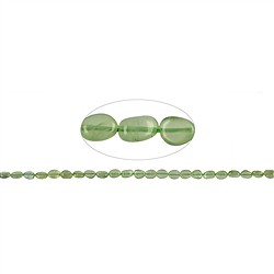 141230604720 Strand of nuggets (flat), prehnite, 05-08 x 03-05mm | Marco Schreier