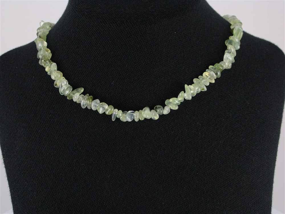 Rang de colliers éclats, prehnite, 02-04 x 05-10mm (88cm) | Marco Schreier