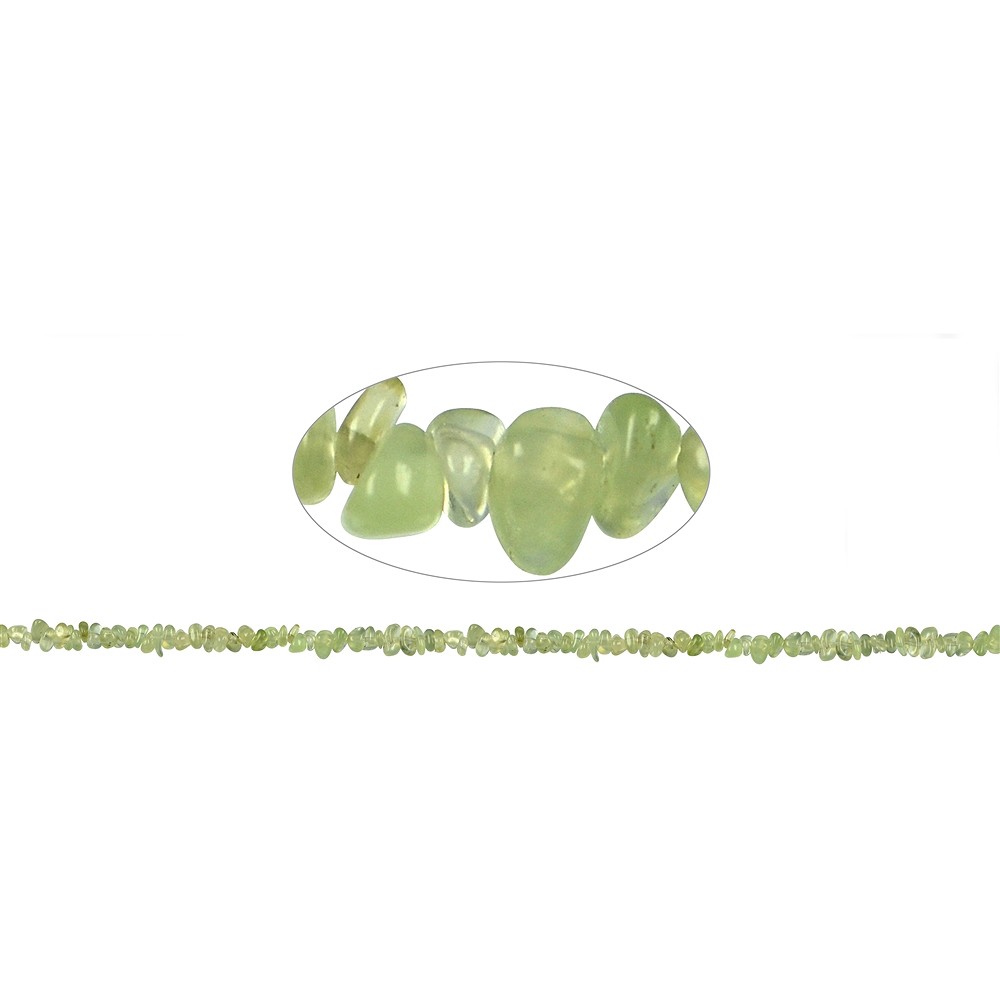 Strang Splitter, Prehnit, 01-03 x 03-08mm (88cm) | Marco Schreier