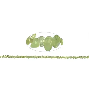 Strang Splitter, Prehnit, 01-03 x 03-08mm (88cm) | Marco Schreier