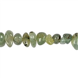 141230622920 Strand of Tumbled Stones, Prehnite, 08-12 x 13-22mm | Marco Schreier