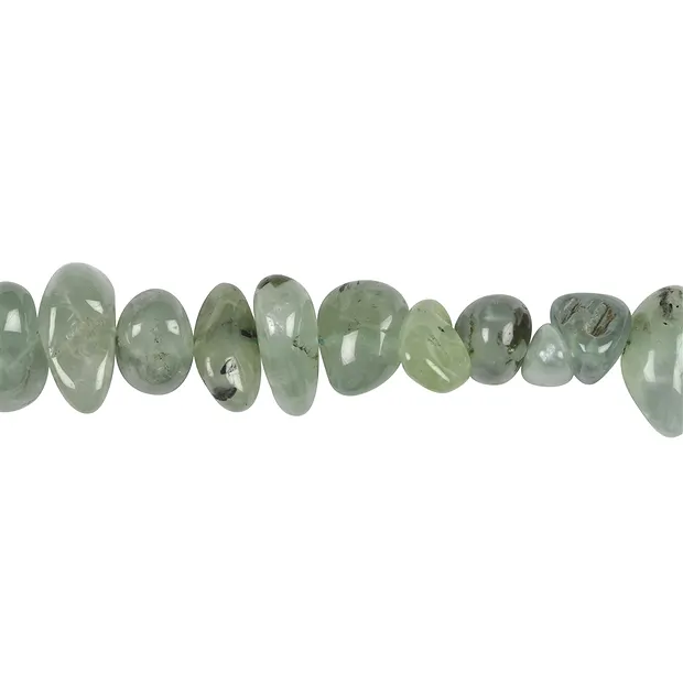 Strang Trommelsteine, Prehnit, 08-12 x 13-22mm | Marco Schreier