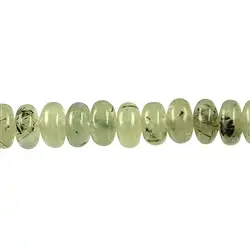 141231469320 Bottone a filo, prehnite, 8 mm | gemme, pietre curative e gioielli all'ingrosso