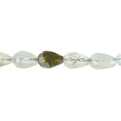 141231469420 Drop strand, prehnite, 09 x 06mm | wholesaler gems, healing stones & jewelry