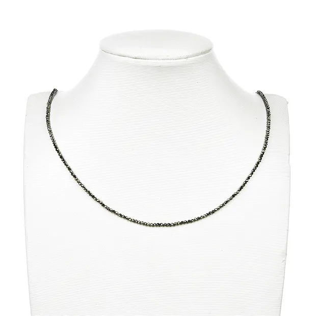 Strang Kugeln, Pyrit, facettiert, 02mm | Edelsteine, Heilsteine & Schmuck-Handel