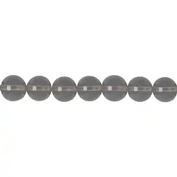 141280100920 Filo di perline, Quarzo fumé, 10 mm | Gemme Schreier, pietre curative e gioielli