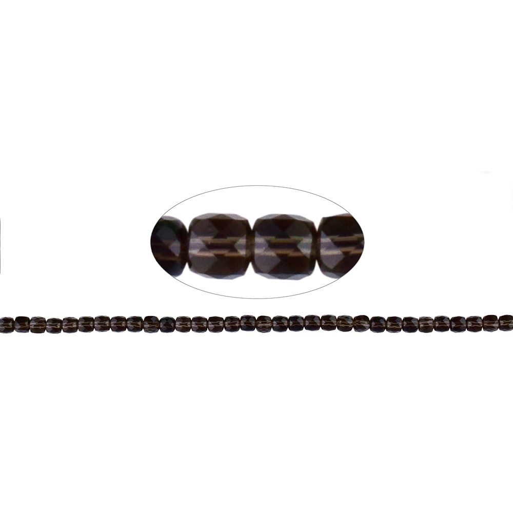 Rang de colliers, Quartz fumé, à facettes, 04,5mm | Marco Schreier