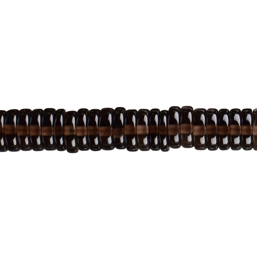 Strang Scheiben, Rauchquarz, 03 x 12mm | Edelsteine, Heilsteine & Schmuck-Handel