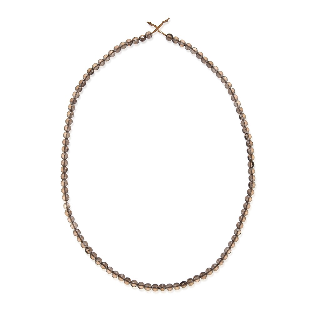 Strang Coin, Rauchquarz, facettiert, 04 x 02mm (39cm) | Marco Schreier