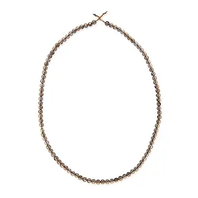 Rang de collier, Pièce, Quartz fumé, facetté, 04 x 02mm (39cm) | Marco Schreier