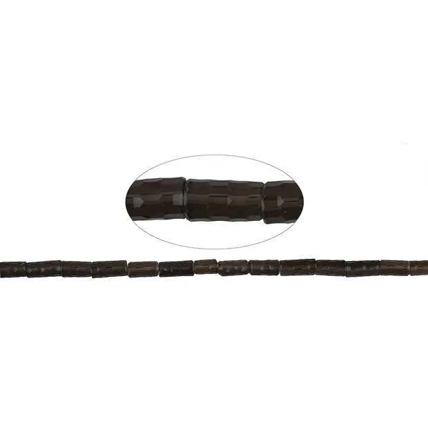 Filone cilindrico, Quarzo fumé, 11-13 x 6-7 mm, sfaccettato | Marco Schreier