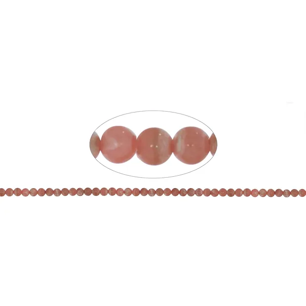 Strang Kugeln, Rhodochrosit, 03mm | Großhändler Edelsteine, Heilsteine & Schmuck