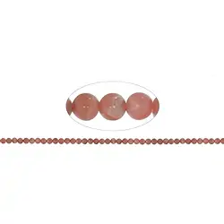 141300100320 Rang de collier boules, rhodochrosite, 04mm | Marco Schreier