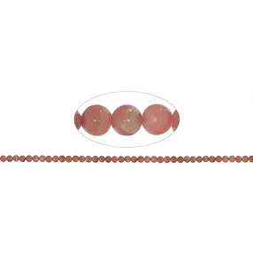 Filo di perle, Rodocrosite, 04 mm | Gemme Schreier, pietre curative e gioielli