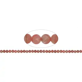 String Beads, Rhodochrosite, 06mm | wholesaler gems, healing stones & jewelry