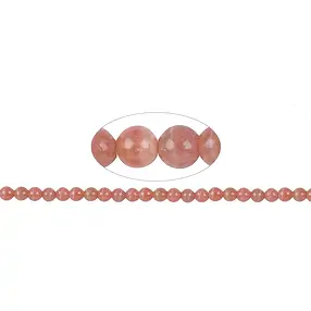 String Beads, Rhodochrosite extra, 08 - 08,5mm | gems, healing stones & jewelry