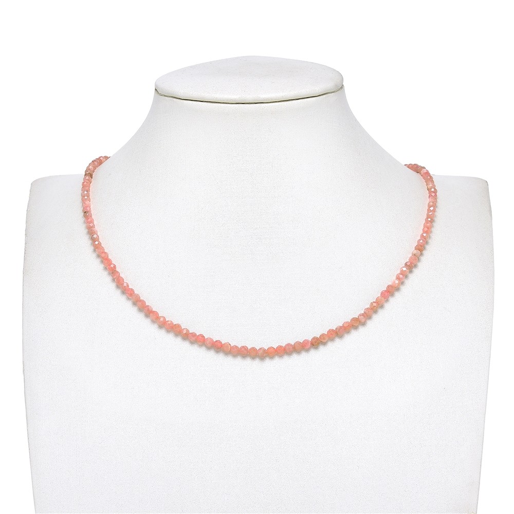 Strang Kugeln, Rhodochrosit, 03mm, facettiert | Edelsteine, Heilsteine & Schmuck